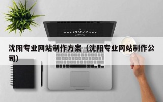 梧州沈阳专业网站制作方案（沈阳专业网站制作公司）